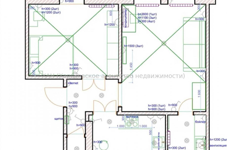 Продам квартиру, Героев Харькова просп. , 2 кім., 50 м², без отделочных работ 