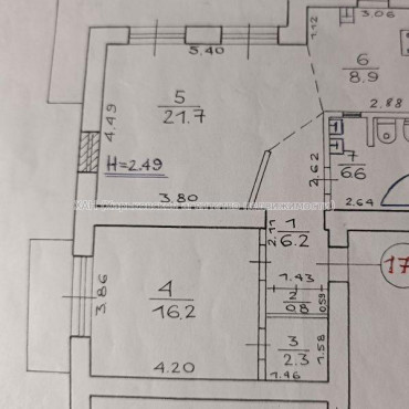 Продам квартиру, Тракторостроителей просп. , 2  ком., 66 м², евроремонт 