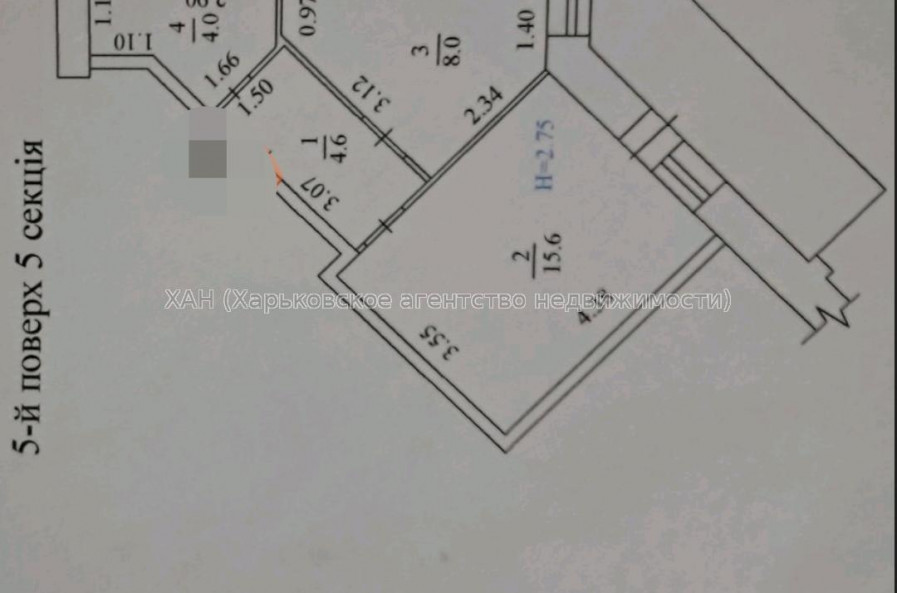 Продам квартиру, Тракторостроителей просп. , 103Г , 1 кім., 36 м², капитальный ремонт 