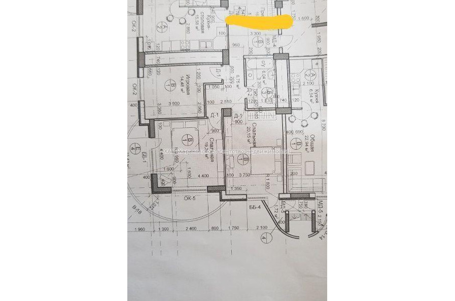 Продам квартиру, Победы просп. , 2 кім., 94 м², без внутренних работ 