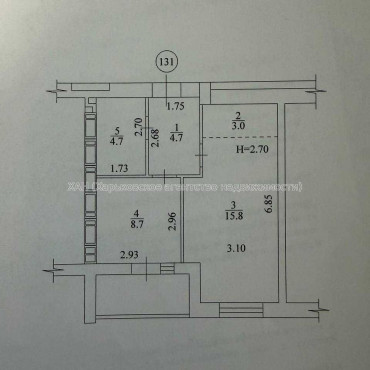Продам квартиру, Мира ул. , 1  ком., 38.80 м², евроремонт 