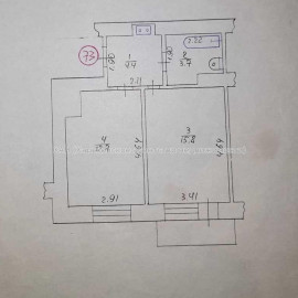 Продам квартиру, Мира ул. , 2 кім., 37 м², косметический ремонт