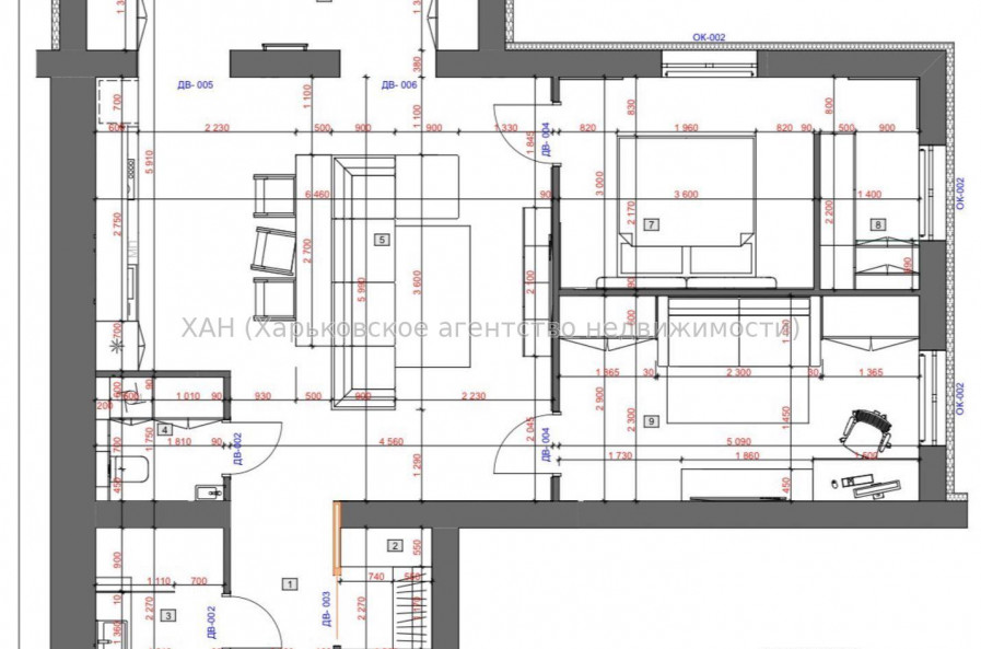 Продам квартиру, Мира ул. , 3  ком., 81 м², без внутренних работ 
