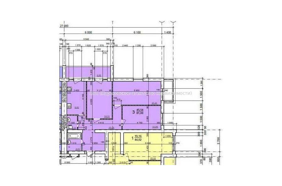 Продам квартиру, Мира ул. , 3  ком., 81 м², без внутренних работ 