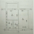 Продам квартиру, Лисаветинская ул. , 1 кім., 40.70 м², без внутренних работ 