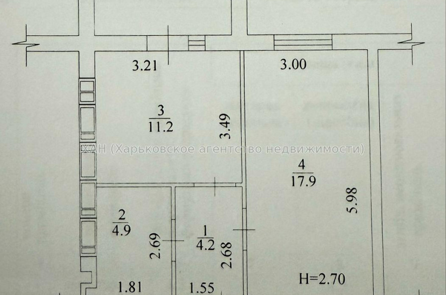 Продам квартиру, Лисаветинская ул. , 1 кім., 40.70 м², без внутренних работ 