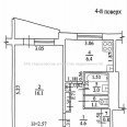 Продам квартиру, Победы просп. , 1  ком., 33 м², без ремонта 