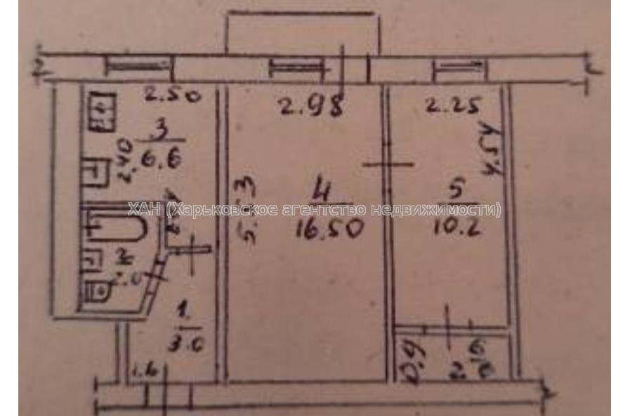 Продам квартиру, Героев Харькова просп. , 2  ком., 41.60 м², советский ремонт 