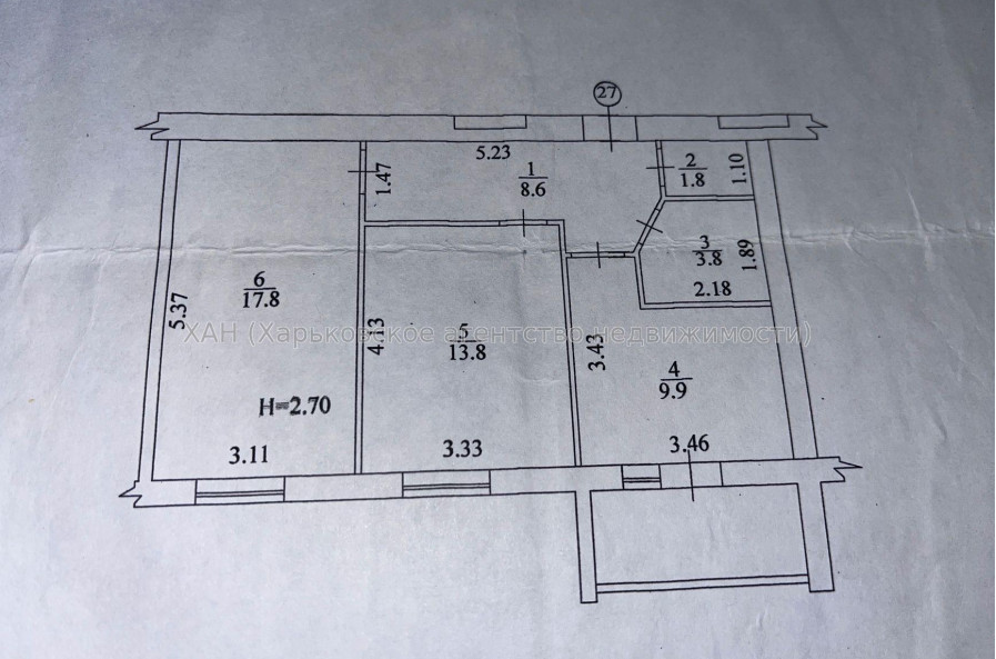 Продам квартиру, Любови Малой  просп. , 2  ком., 57.80 м², евроремонт 