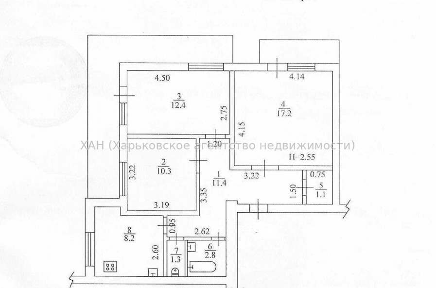 Продам квартиру, Тимирязева ул. , 3 кім., 69.10 м², косметический ремонт 
