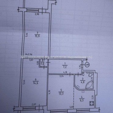 Продам квартиру, Амосова ул. , 3  ком., 64.80 м², евроремонт 