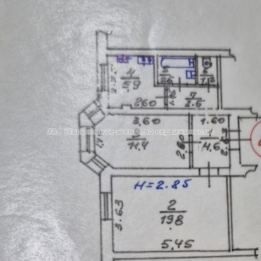 Продам квартиру, Космическая ул. , 2  ком., 48 м², косметический ремонт 