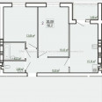 Продам квартиру, Полтавский Шлях ул. , 2 кім., 62 м², без внутренних работ 