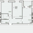 Продам квартиру, Полтавский Шлях ул. , 2 кім., 62 м², без внутренних работ 