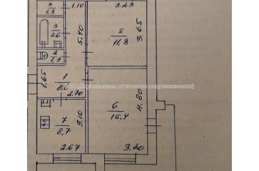 Продам квартиру, Гольдберговская ул. , 2  ком., 52 м², советский ремонт 