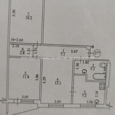 Продам квартиру, Победы просп. , 3 кім., 65.30 м², капитальный ремонт 