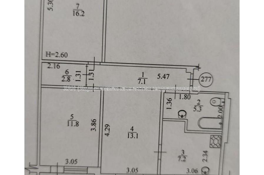 Продам квартиру, Победы просп. , 3 кім., 65.30 м², капитальный ремонт 