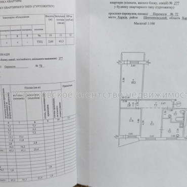 Продам квартиру, Победы просп. , 3 кім., 65.30 м², капитальный ремонт 