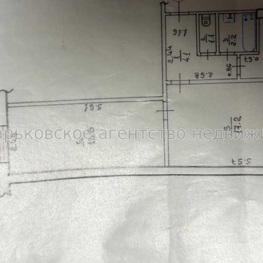 Продам квартиру, Ньютона ул. , 2  ком., 44.60 м², советский ремонт 