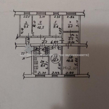 Продам квартиру, Шекспира ул. , 6  ком., 18.10 м², советский ремонт 