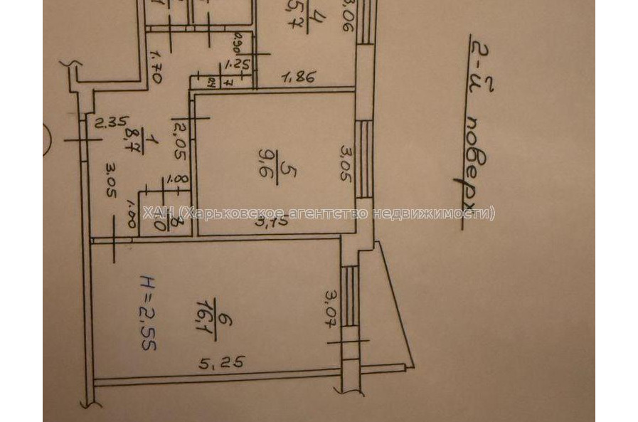 Продам квартиру, Мохначанская ул. , 2 кім., 44.60 м², косметический ремонт 
