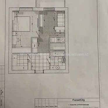 Продам квартиру, Клочковская ул. , 1  ком., 42.10 м², без внутренних работ 