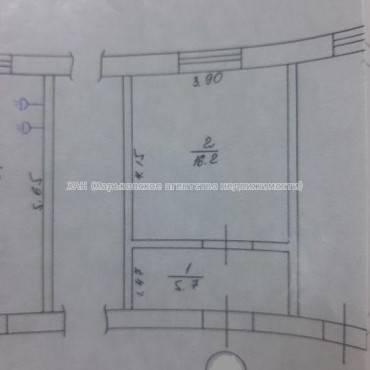 Продам квартиру, Академика Подгорного ул. , 1  ком., 33 м², частичный ремонт 