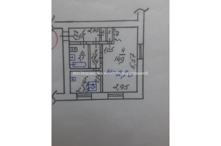 Продам квартиру, Пятисотницкая ул. , 1 кім., 30 м², без ремонта 