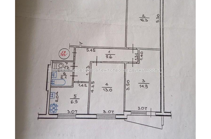 Продам квартиру, Каденюка ул. , 3  ком., 65 м², косметический ремонт 