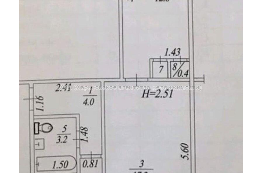 Продам квартиру, Тракторостроителей просп. , 2 кім., 44.20 м², капитальный ремонт 