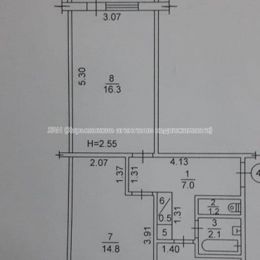 Продам квартиру, Зубарева Александра ул. , 2 кім., 48 м², косметический ремонт 