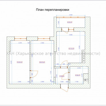 Продам квартиру, Динамовская ул. , 2  ком., 60 м², без отделочных работ 