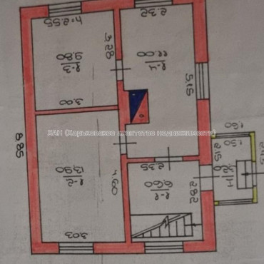 Продам будинок, Полевая ул. , 55 м², 15 соток, советский ремонт 