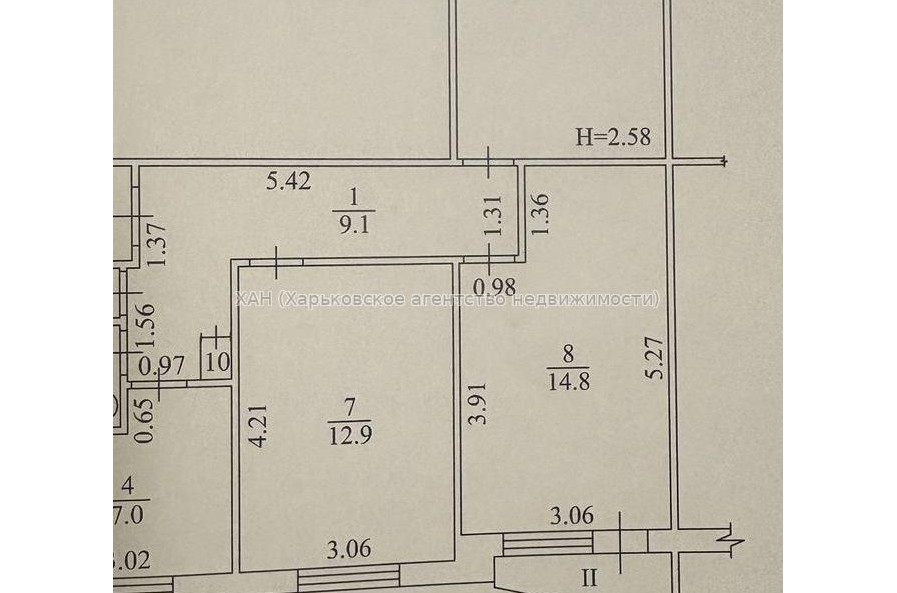 Продам квартиру, Большая Кольцевая ул. , 3  ком., 67.90 м², евроремонт 