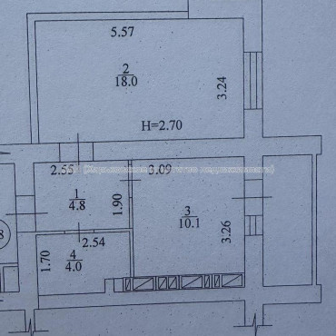 Продам квартиру, Героев Харькова просп. , 1 кім., 39 м², евроремонт 