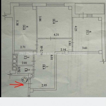 Продам квартиру, Льва Ландау просп. , 2 кім., 72 м², без внутренних работ 