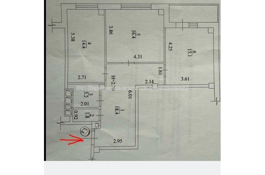 Продам квартиру, Льва Ландау просп. , 2 кім., 72 м², без внутренних работ 
