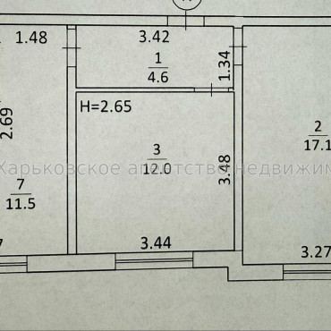 Продам квартиру, Бригады Хартия ул. , 2 кім., 52 м², евроремонт 