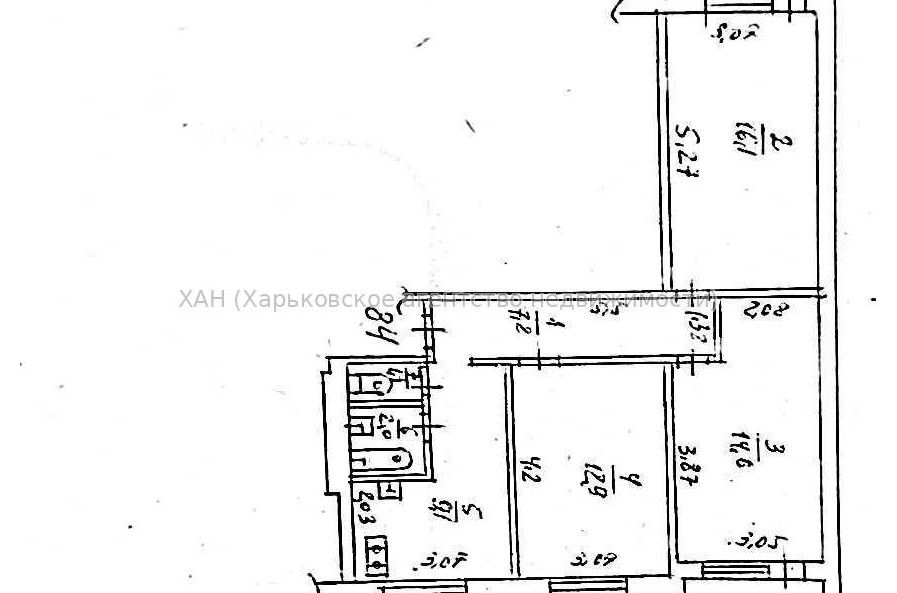 Продам квартиру, Старошишковская ул. , 3  ком., 64.70 м², капитальный ремонт 