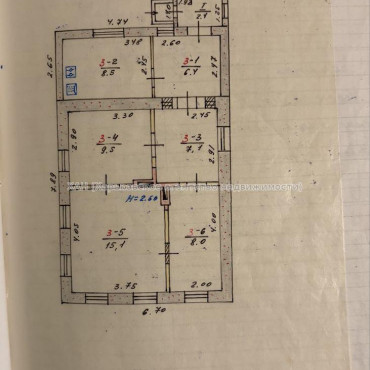 Продам дом, Осетинская ул. , 105.30 м², 3.50 сот., советский ремонт 