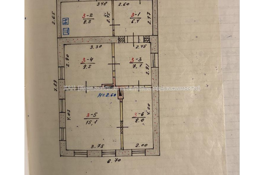 Продам дом, Осетинская ул. , 105.30 м², 3.50 сот., советский ремонт 