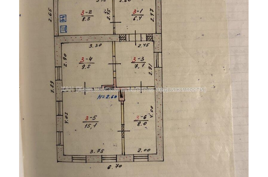 Продам дом, Осетинская ул. , 105.30 м², 105.30 сот., советский ремонт 