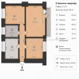 Продам квартиру, Чичибабина Бориса ул. , 3 кім., 72 м², капитальный ремонт 