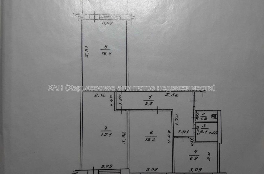 Продам квартиру, Астрономическая ул. , 3 кім., 66.70 м², косметический ремонт 