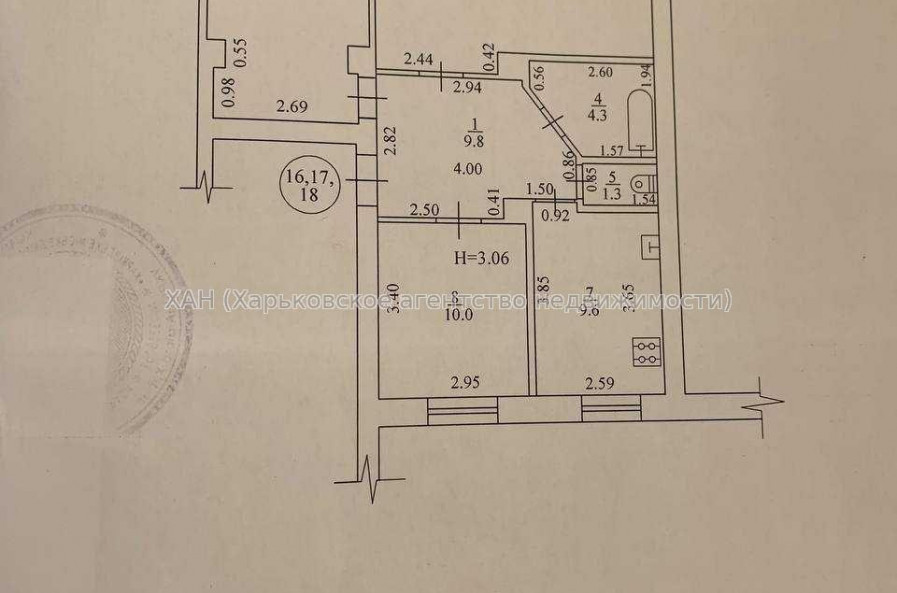 Продам квартиру, Волосна ул. , 3 кім., 73.80 м², частичный ремонт 