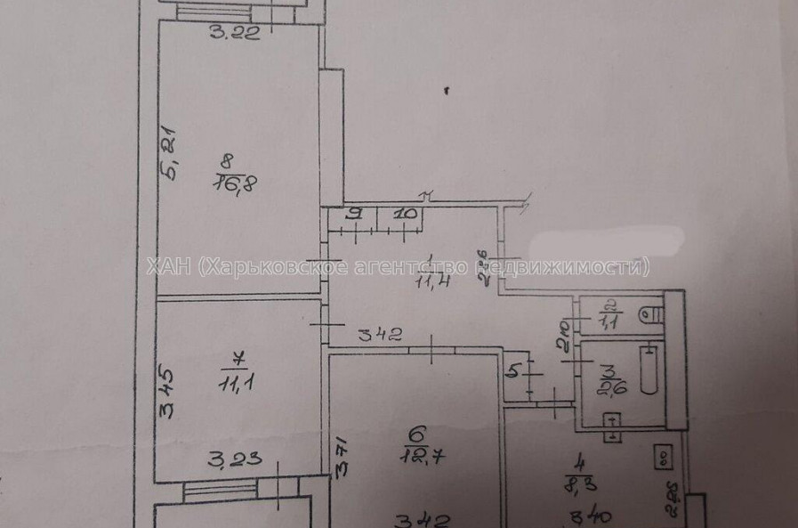 Продам квартиру, Натальи Ужвий ул. , 3  ком., 69.10 м², капитальный ремонт 