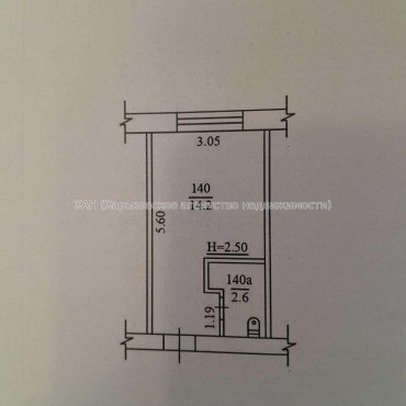Продам квартиру, Гарибальди ул. , 1  ком., 16.80 м², косметический ремонт 