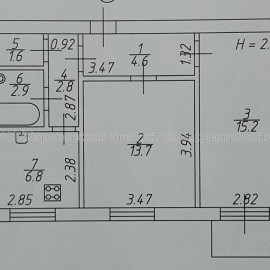 Продам квартиру, Науки просп. , 2  ком., 48.30 м², без ремонта