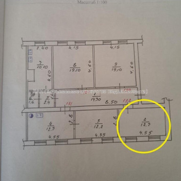 Продам квартиру, Полтавский Шлях ул. , 15  ком., 15.70 м², косметический ремонт 