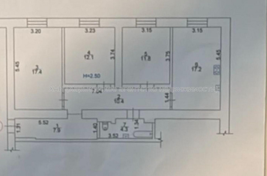 Продам квартиру, 23 Августа ул. , 3  ком., 81 м², капитальный ремонт 